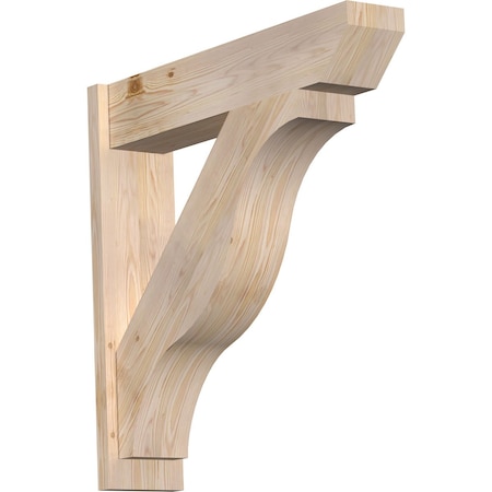 Ekena Millwork Funston Slat Smooth Outlooker, Douglas Fir, 7 1/2"W x 34"D x 34"H OUT08X34X34FST06SDF